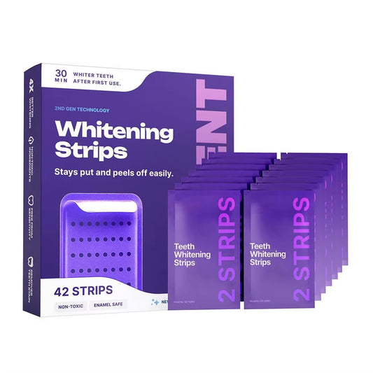 1/3/5BOX Teeth Whitening Strips Purple Formula Gentle Enamel Safe Oral Hygiene Product for Teeth Cleaning Fresh Breath Accessory