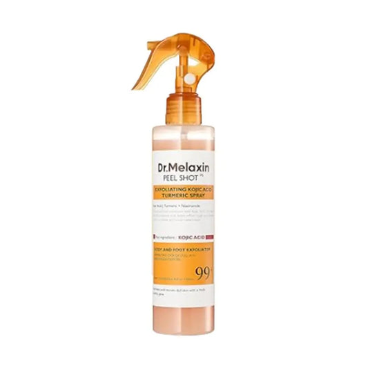 Korean Dr. Melaxin Peel Shot Exfoliating Spray with Kojic Acid and Turmeric - Soothing, Moisturizing, and Brightening Formula, 200ml